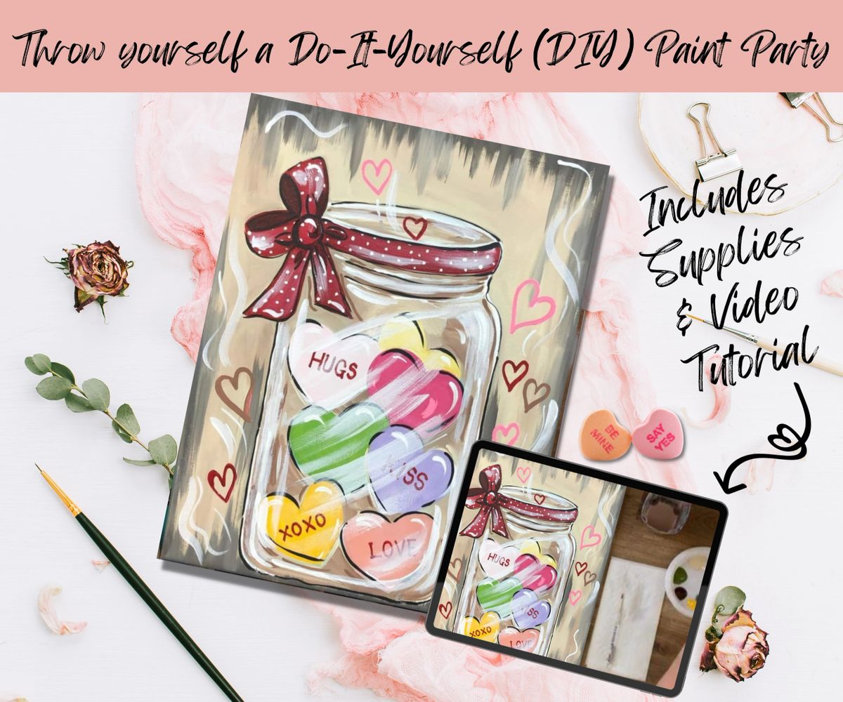 Jar of Love Valentine Sweetheart Conversations DoitYourself (DIY